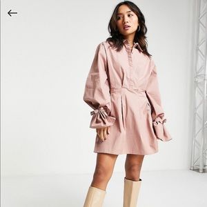 MISSGUIDED SHIRT DRESS.